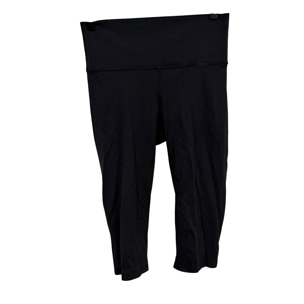 James Perse Yosemite Black Performance Cropped Leggings Size 0 WDKT1885 Capri